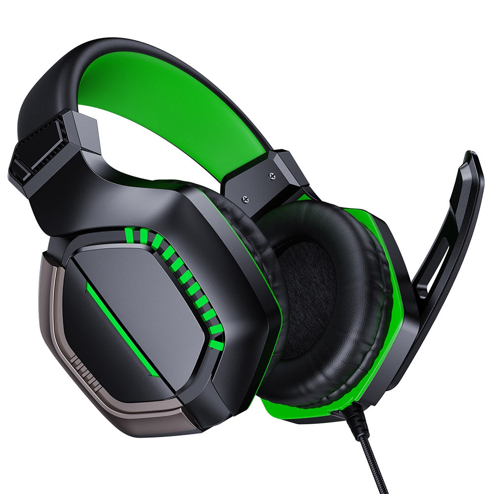 JOYROOM JR-HG1 Wired Headphone Lightweight Gaming Headset with LED Light for PS4 Switch Laptop Smartphone Tablet JOYROOM JR-HG1 Wired Headphone Lightweight Gaming Headset with LED Light for PS4 Switch Laptop Smartphone Tablet